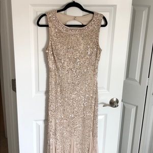 Aidan Mattox beaded gown